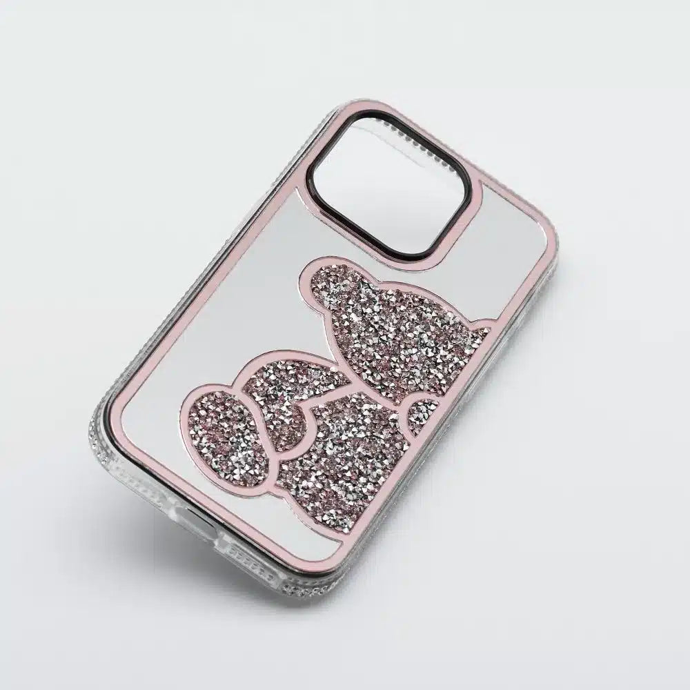 TEDDY BEAR maska za iPhone 16 Pro Max - roza
