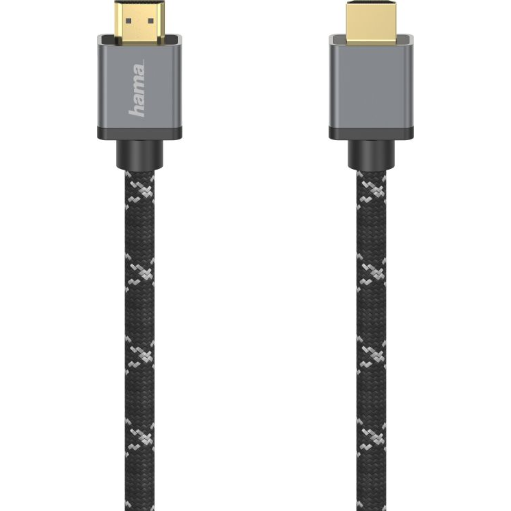 Hama 00205240 HDMI kabel 3 m HDMI Tip A (Standard) Crno, Sivo