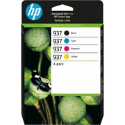 HP 937 4-Pack CMYK(4) Original Ink Cartridge spremnik s tintom 4 kom Standardni prinos Crno, Plavo, Magenta, Žuto