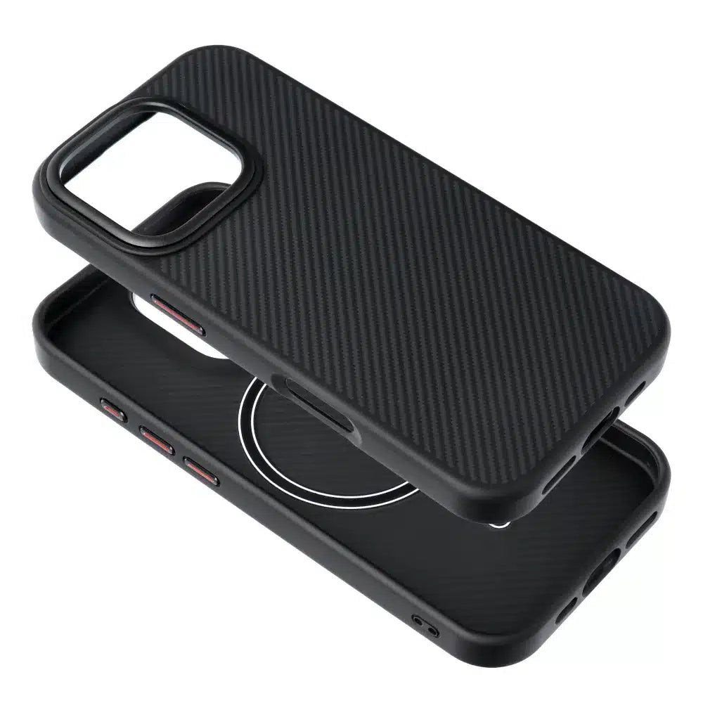 Carbon Elite Mag Cover ovitek, združljiv z MagSafeom za iPhone 16 črn