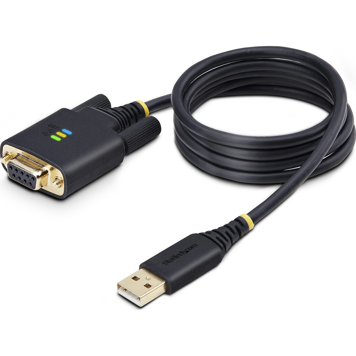StarTech.com 1P3FFCNB-USB-SERIAL serijski kabel Crno 1 m USB Tip-A DB-9
