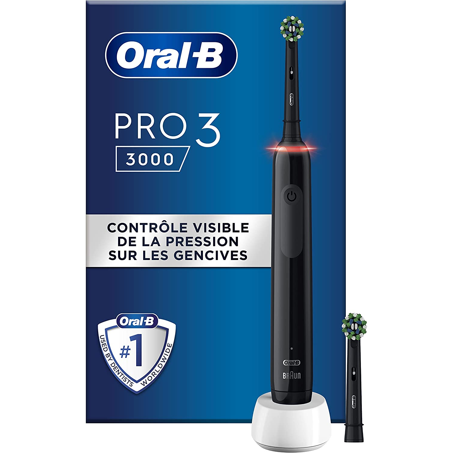 Oral-B Pro 3 Pro3 3000 Odrasli Rotirajuće-oscilirajuća četkica za zube Crno