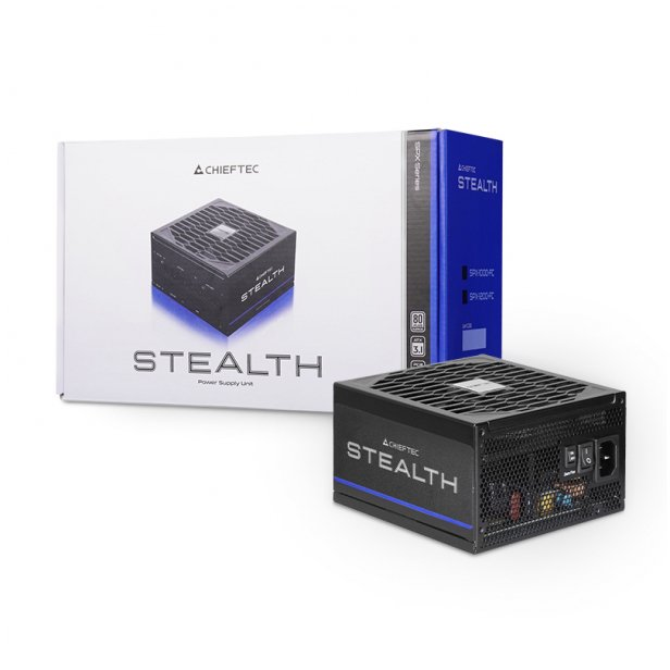 Chieftec Stealth 1000W Vega M Series SPX-1000-FC 80+ Platin jedinica za napajanje 24-pin ATX ATX Crno