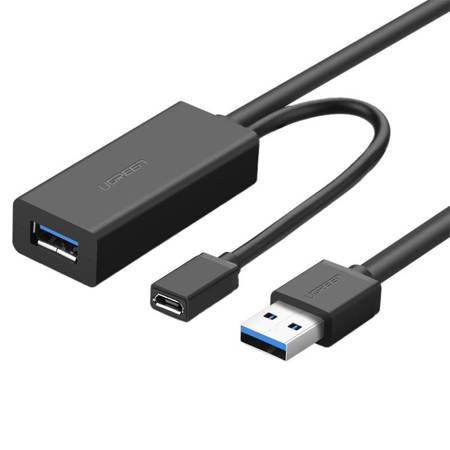 Ugreen 20827 USB kabel 10 m USB 3.2 Gen 1 (3.1 Gen 1) USB A USB A/Micro-USB B Crno