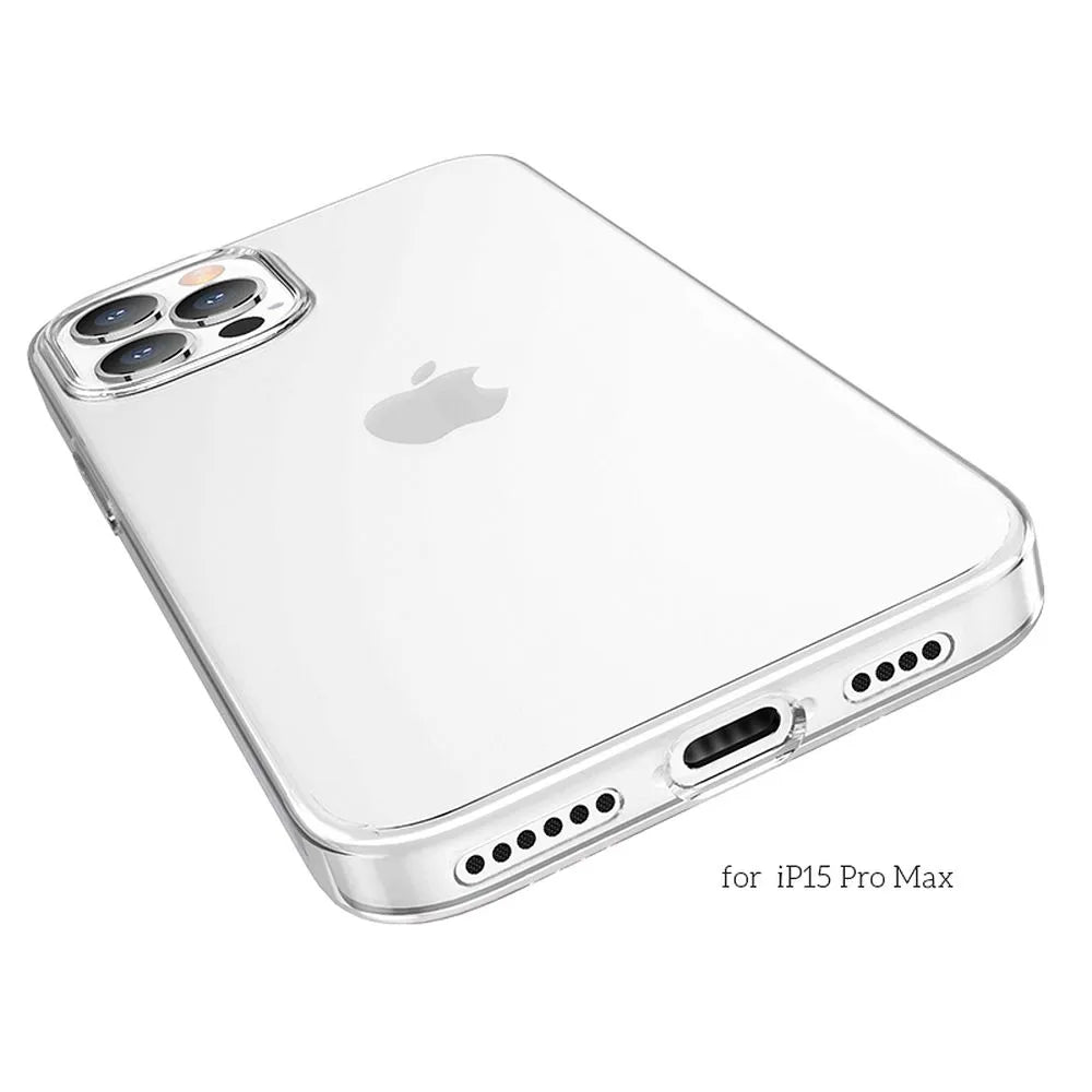 HOCO Light serija TPU ovitek za IPHONE 15 PRO MAX prozoren