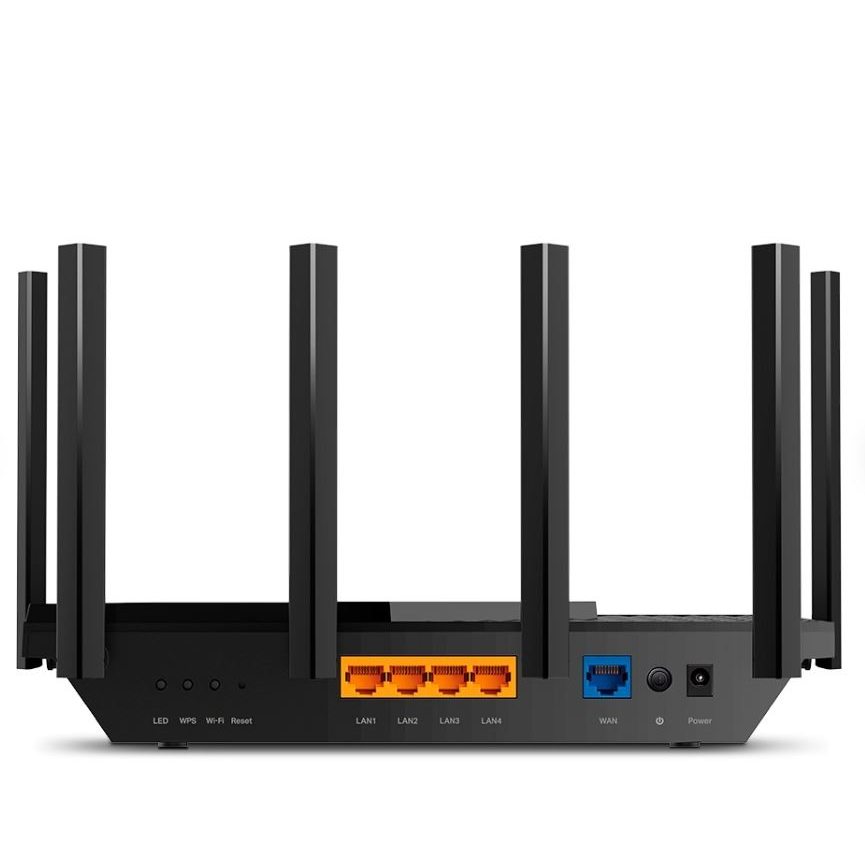 TP-Link Archer AX72 Pro bežični usmjerivač Gigabit Ethernet Dvofrekvencijski (2,4 GHz / 5 GHz) Crno