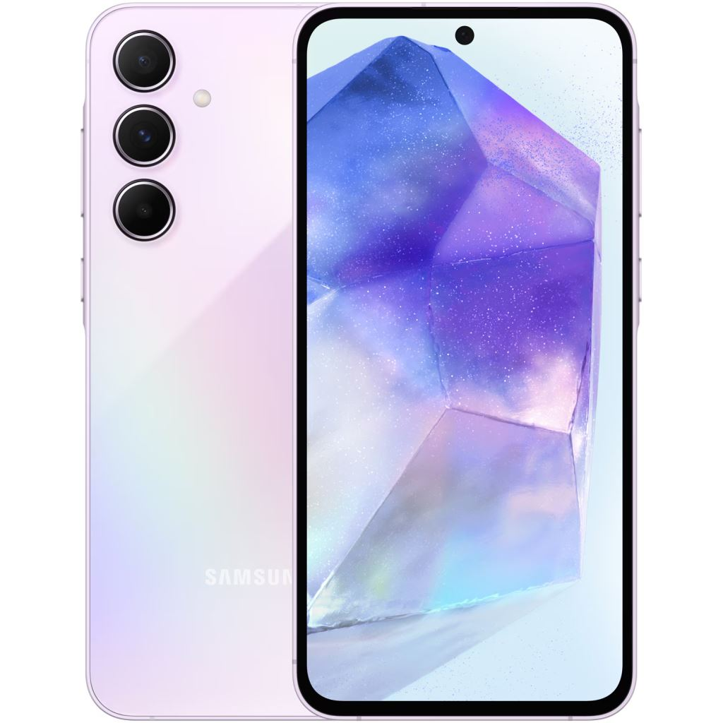 Samsung Galaxy A55 5G 16,8 cm (6.6") Hibridni dvostruki SIM Android 14 USB Tip-C 8 GB 128 GB 5000 mAh Lila