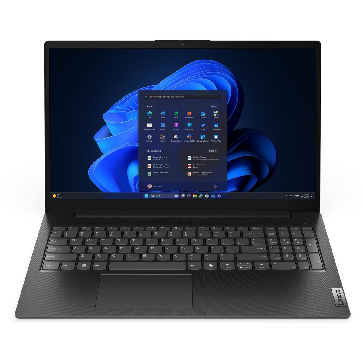 Lenovo V15 G6 ARP AMD Ryzen™ 7 170 Prijenosno računalo 39,6 cm (15.6") Full HD 16 GB DDR5-SDRAM 512 GB SSD Wi-Fi 6 (802.11ax) Windows 11 Pro Crno Engleski