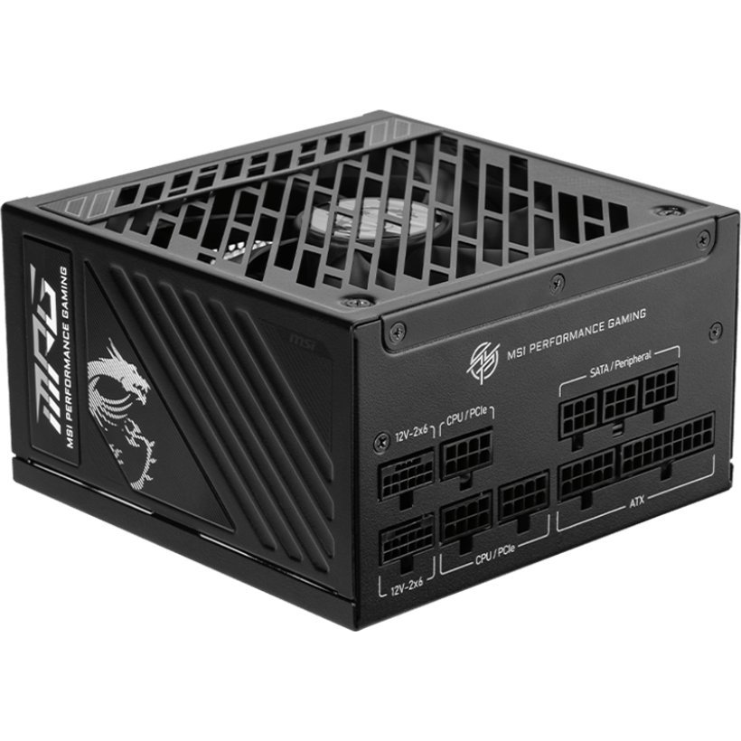 MSI MPG A850GS PCIE5 jedinica za napajanje 850 W 24-pin ATX ATX Crno