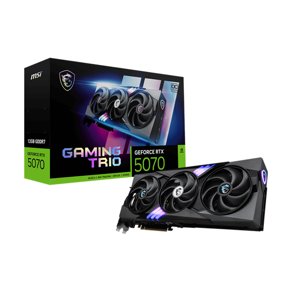 MSI GAMING GeForce RTX 5070 12G TRIO OC NVIDIA 12 GB GDDR7