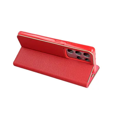 LUNA Book preklopna torbica za XIAOMI Redmi NOTE 12S rdeča