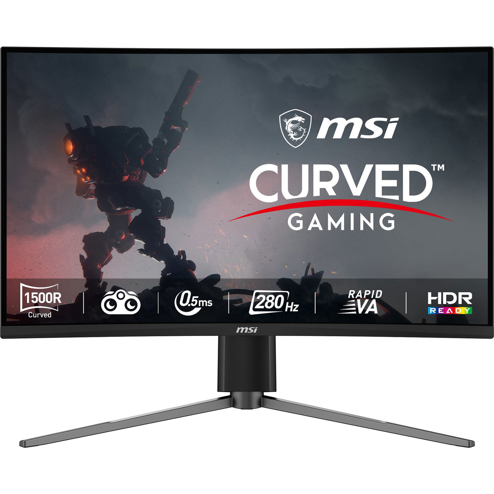 MSI MAG 276CPXF računalni monitor 68,6 cm (27") 1920 x 1080 pikseli Full HD LCD Crno