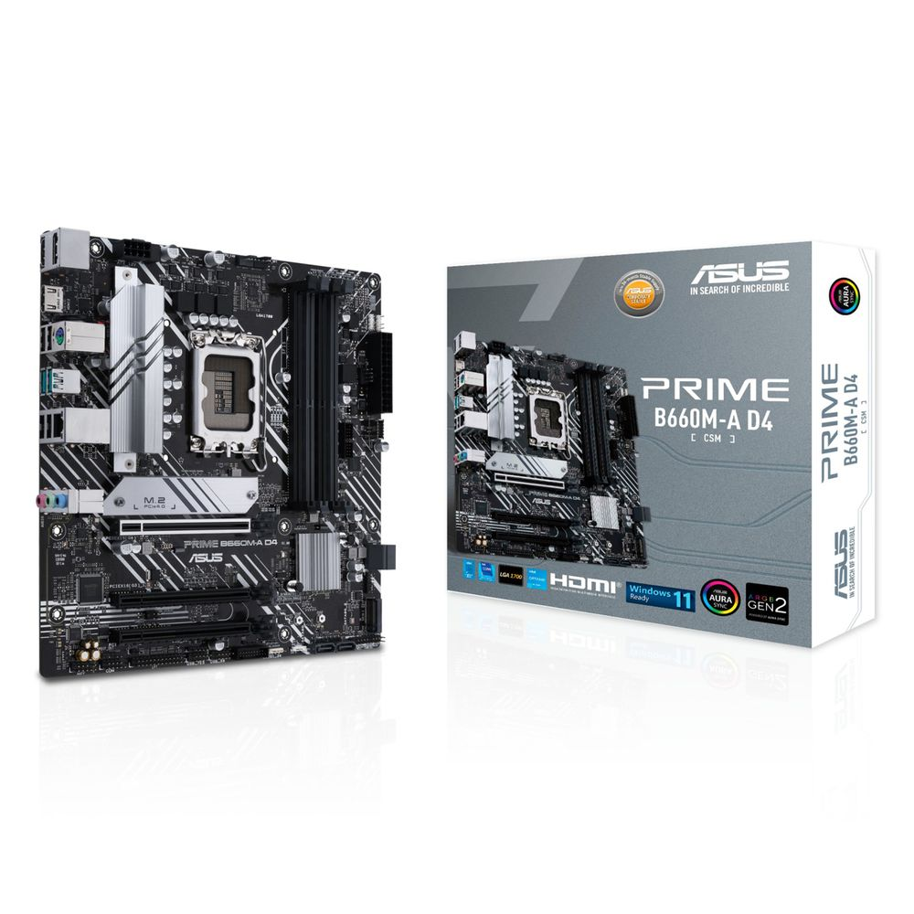 ASUS PRIME B660M-A D4-CSM Intel B660 LGA 1700 Mikro ATX