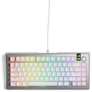 Glorious Gaming GMMK 3 PRO 75% Prebuilt tipkovnica Igranje USB QWERTY US Engleski Srebro