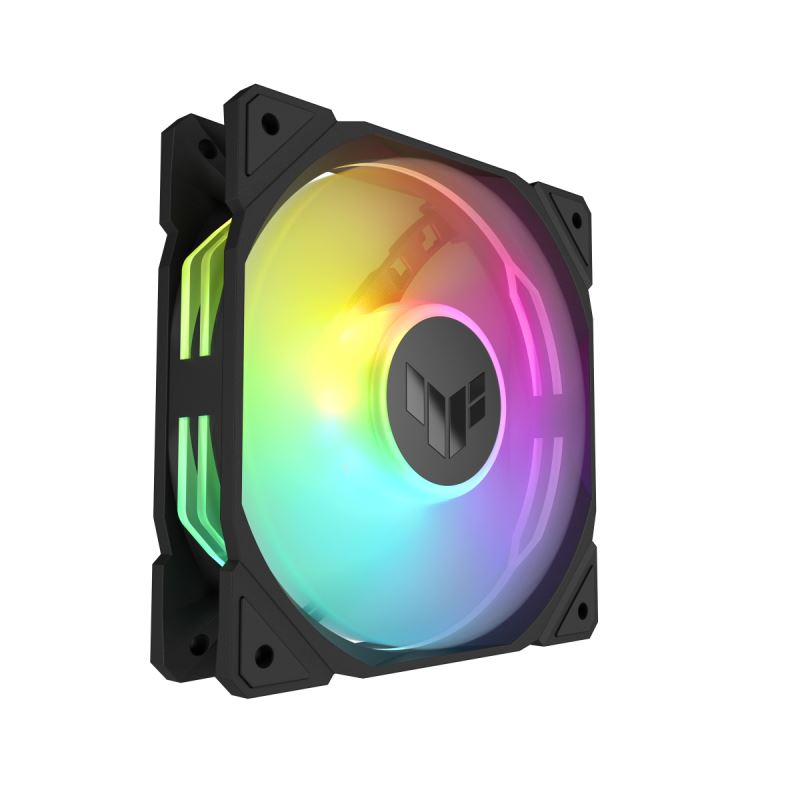 ASUS TUF GAMING TR120 ARGB 3IN1 Black Kućište računala Zračno hlađenje 12 cm Crno