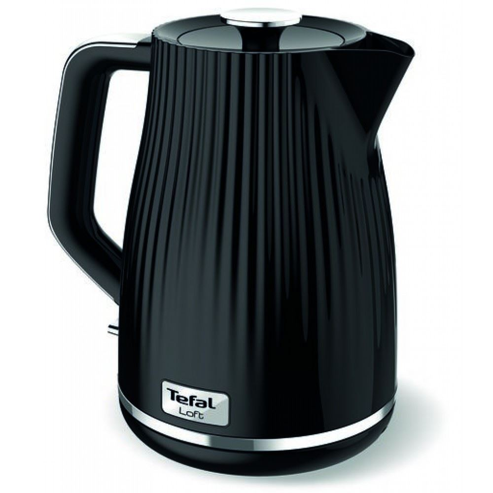 Tefal Loft KO2508 električno kuhalo za vodu 1,7 L 2400 W Crno