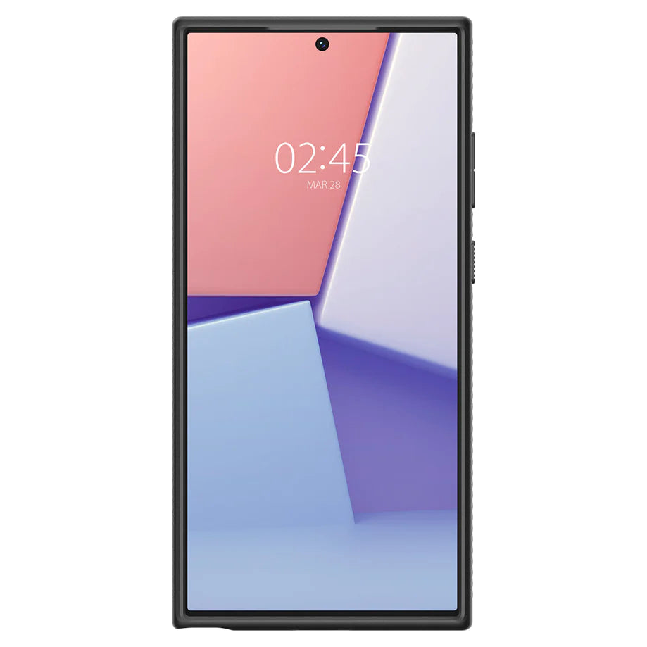Spigen – Liquid Air za Samsung Galaxy S23 Ultra – mat črna