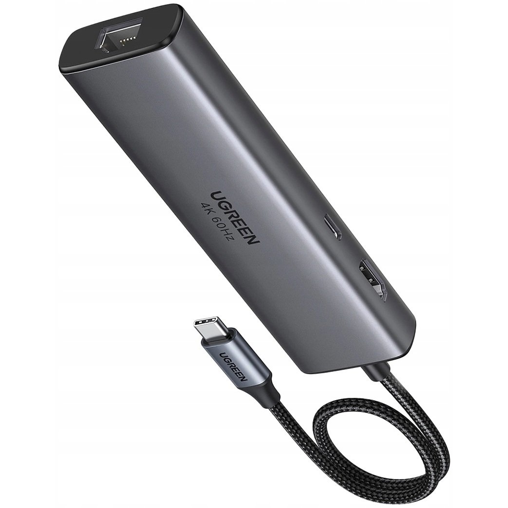 Ugreen REVODOK 6-IN-1 4K@60HZ HDMI ETH DOCK Spajanje Sivo