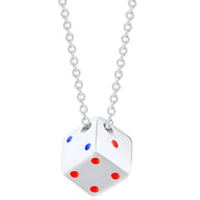 Ogrlica Dice - Srebrna KP34212
