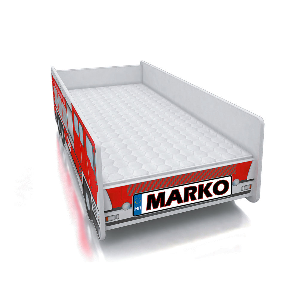 Dječji krevet ACMA Vatrogasci s imenom 180x80