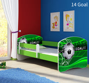Dječji krevet ACMA s motivom, bočna zelena 180x80 cm 14 Goal