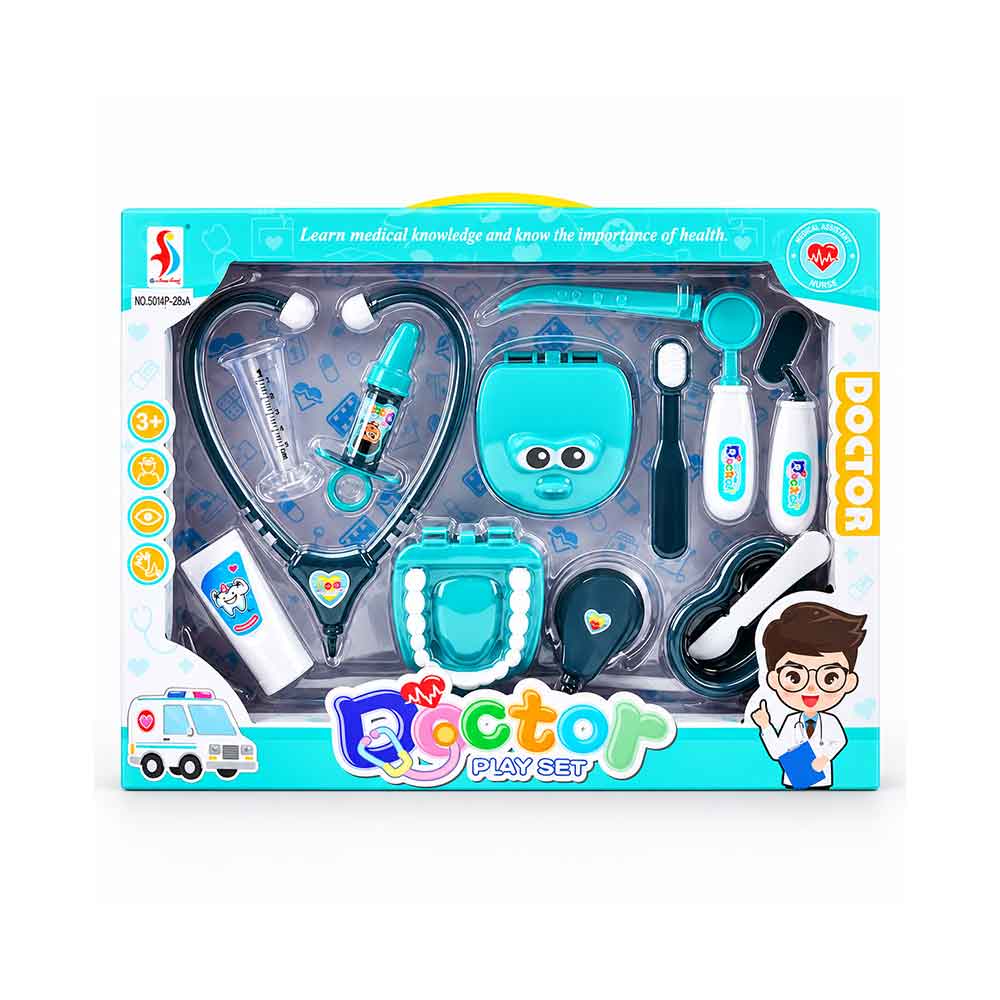 Dječji komplet za doktora i stomatologa Aqua (12 dijelova) Model 02