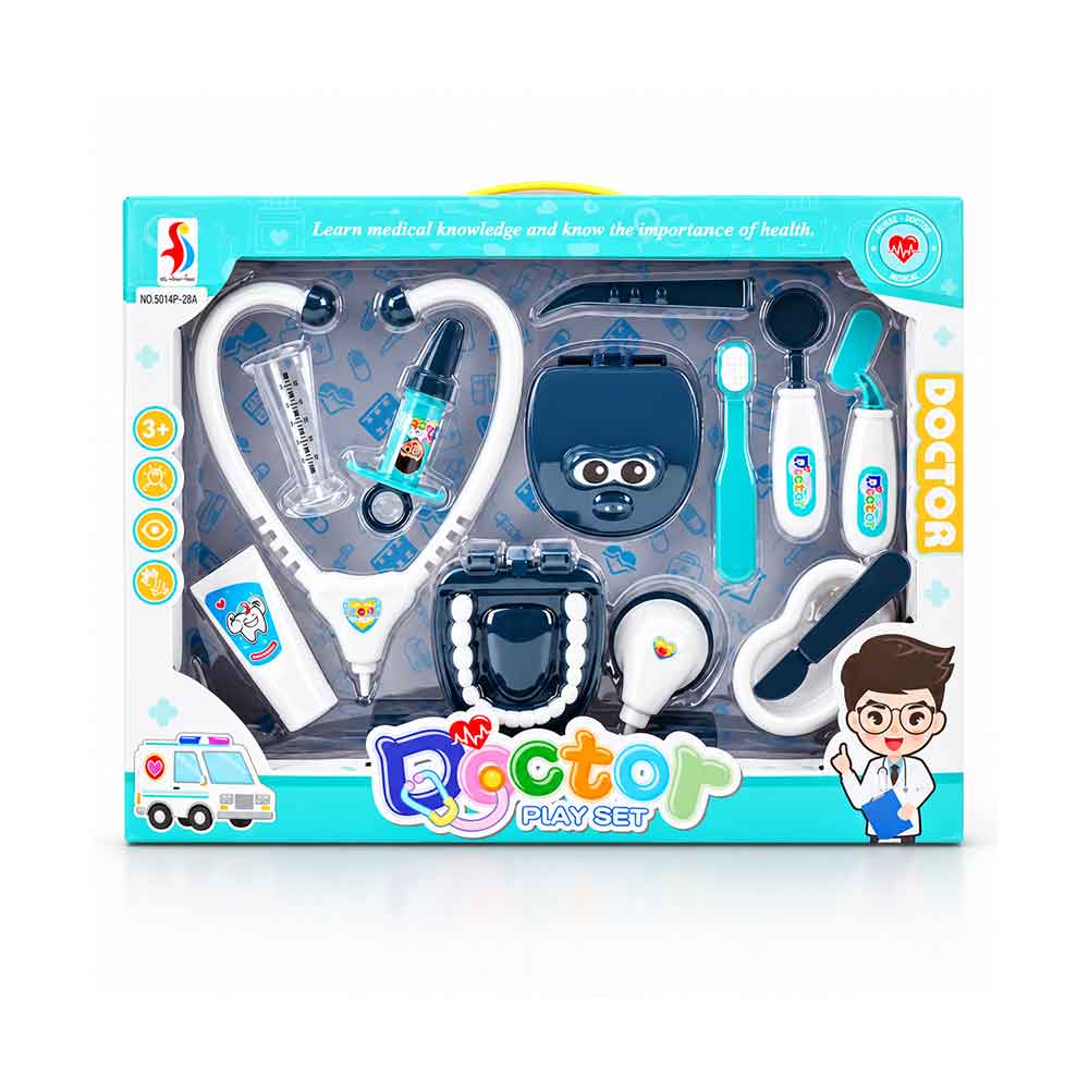 Dječji komplet za doktora i stomatologa Aqua (12 dijelova) Model 01