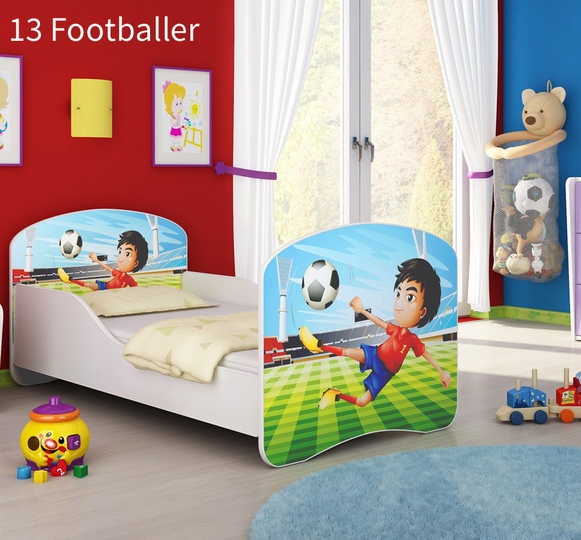 Dječji krevet ACMA s motivom 140x70 cm 13 Footballer