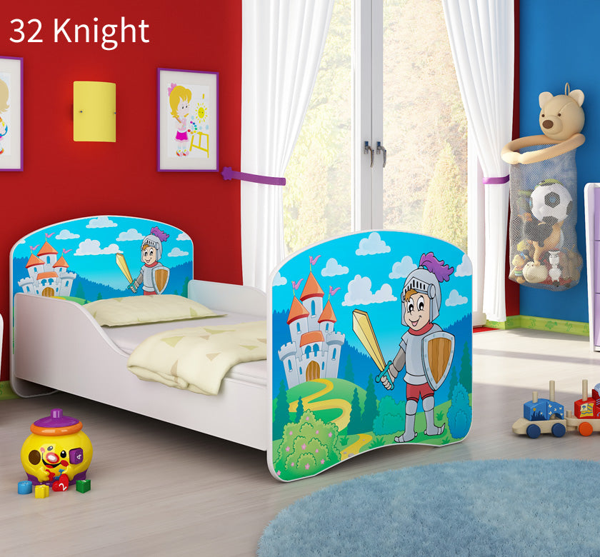 Dječji krevet ACMA s motivom 180x80 cm 32 Knight