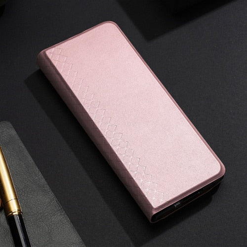 DUX DUCIS Bril – usnjena maska za Samsung Galaxy Z Fold5 5G roza