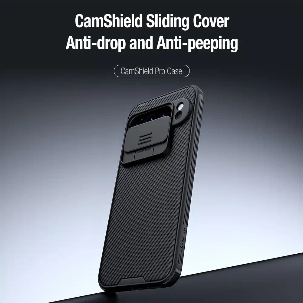 Nillkin – CamShield Pro ovitek za Google Pixel 9 Pro – črna
