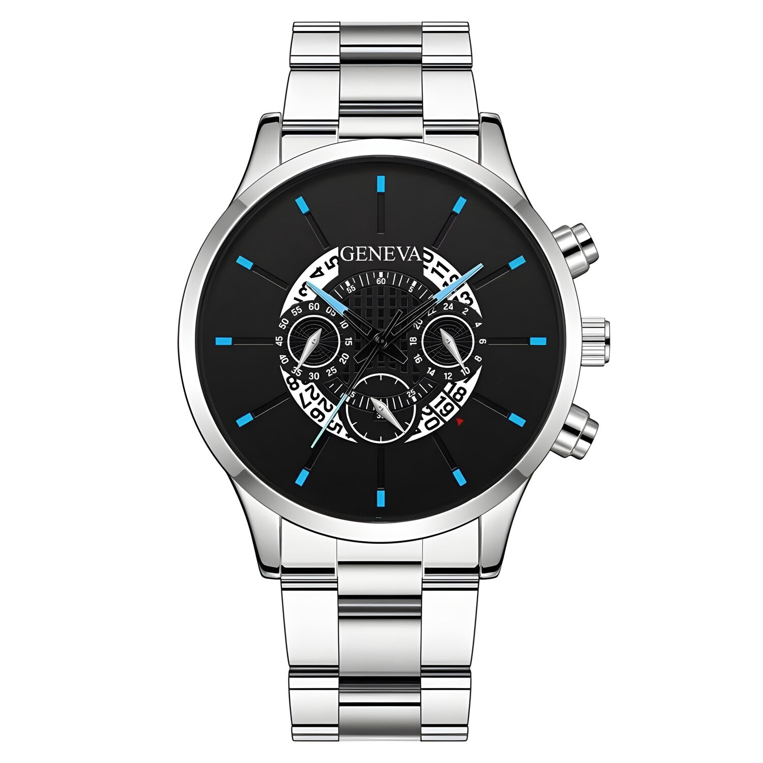 Sat DY-25970 - Srebrna / Crna / Plava KP25970