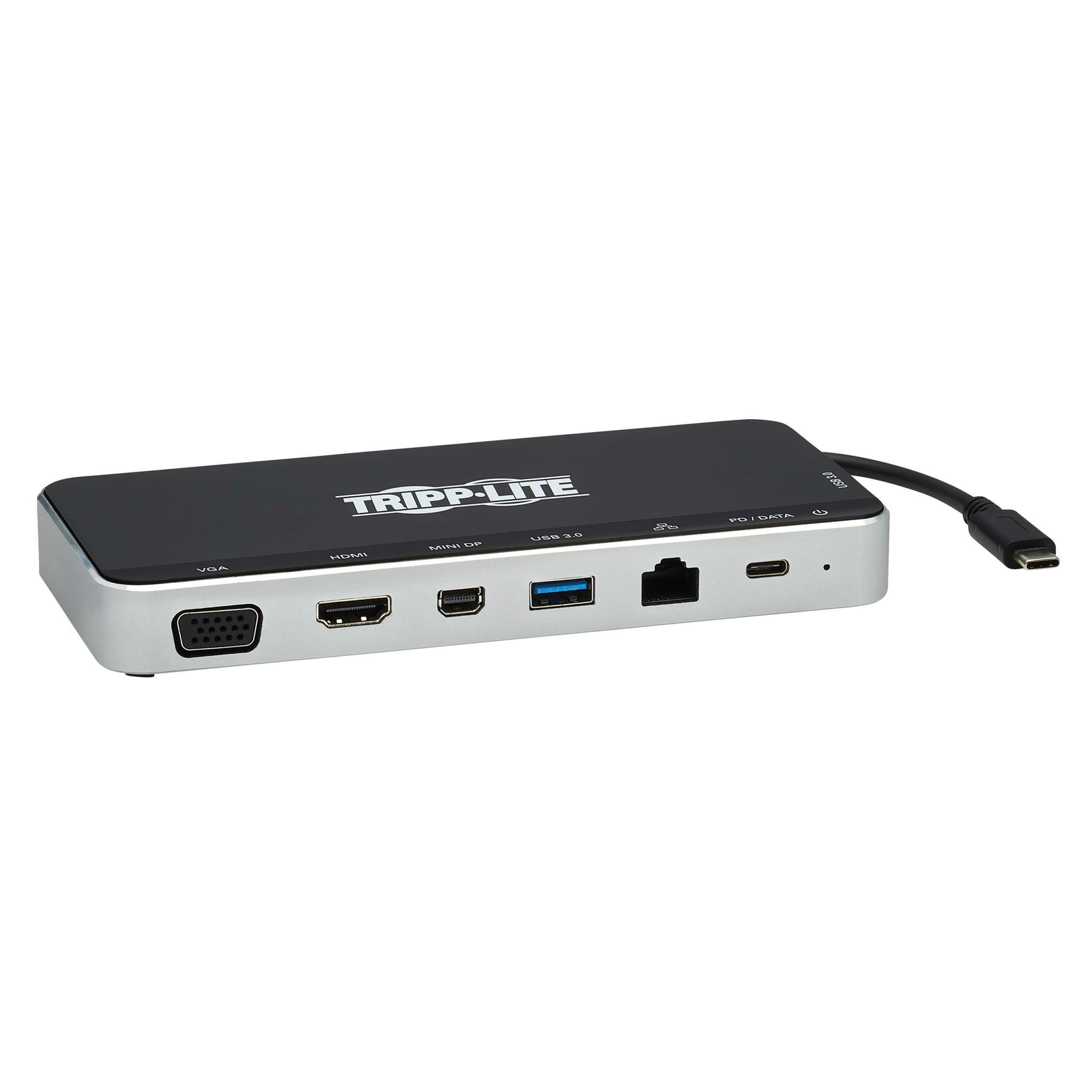 Tripp Lite U442-DOCK16-B priključna stanica i replikator porta za prijenosno računalo Žičano USB 3.2 Gen 1 (3.1 Gen 1) Type-C Sivo
