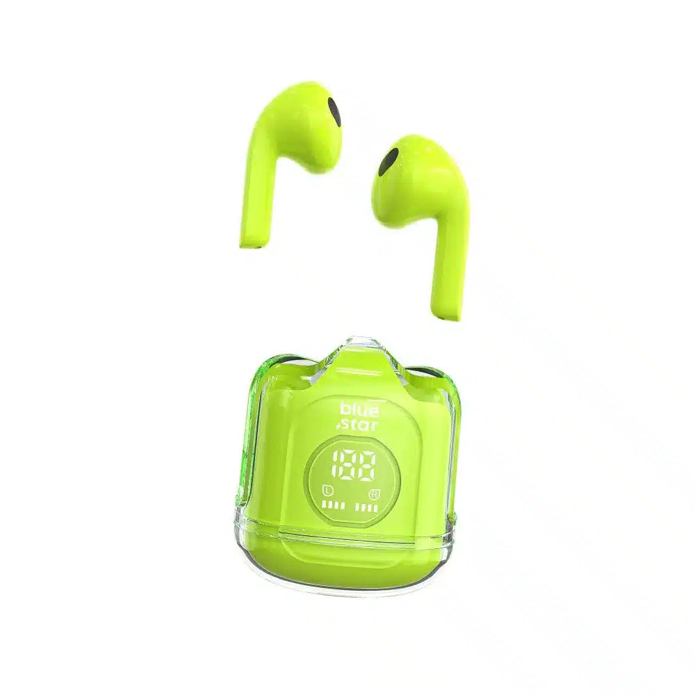 BLUE STAR bežične/bluetooth stereo slušalice TWS Transparency Fi22 zelene