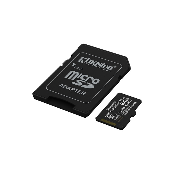 Kingston Technology Canvas Select Plus Gen3 64 GB MicroSDXC UHS-I 10.razred