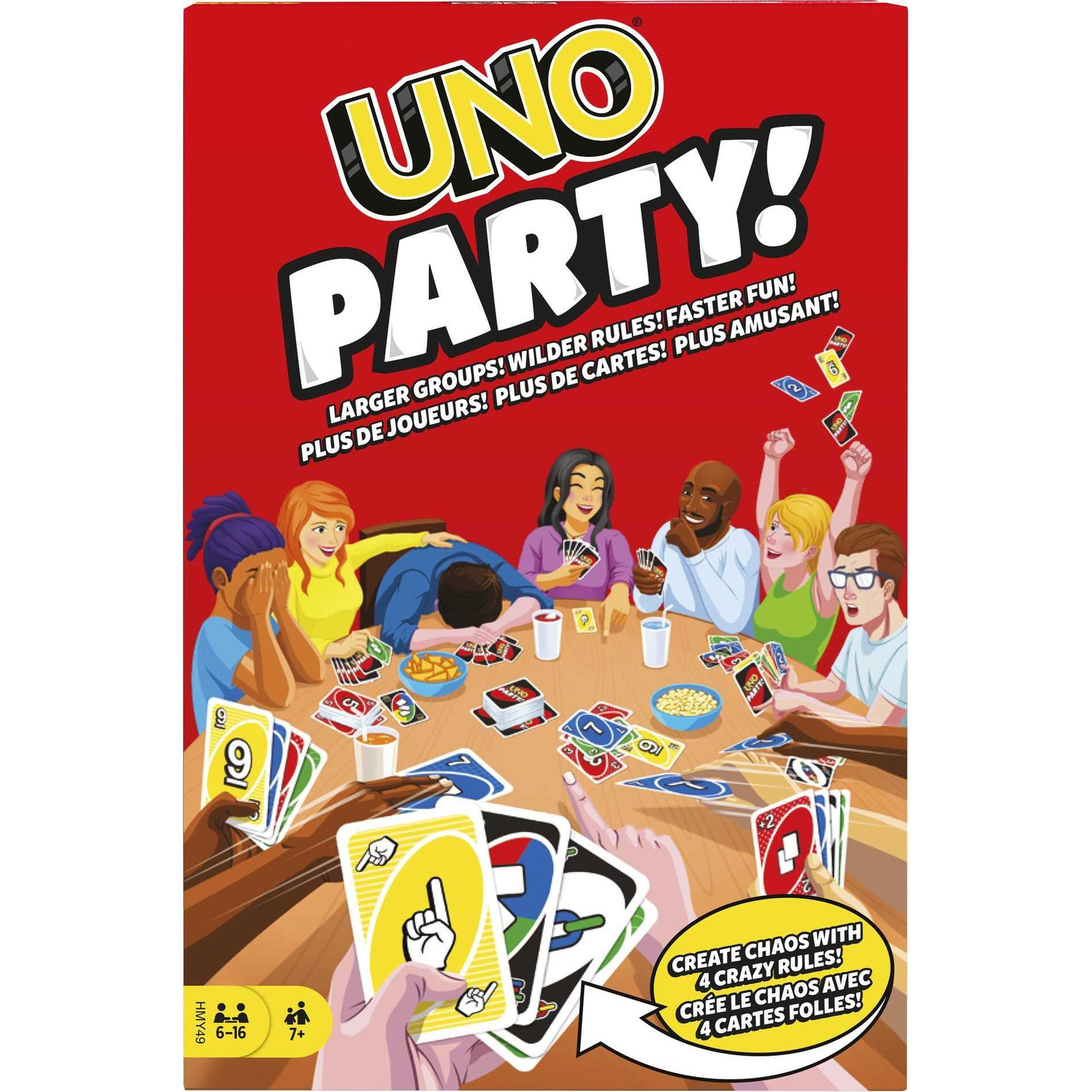 Games HMY49 igra na ploči UNO Party Igra s kartama Odbacivanje