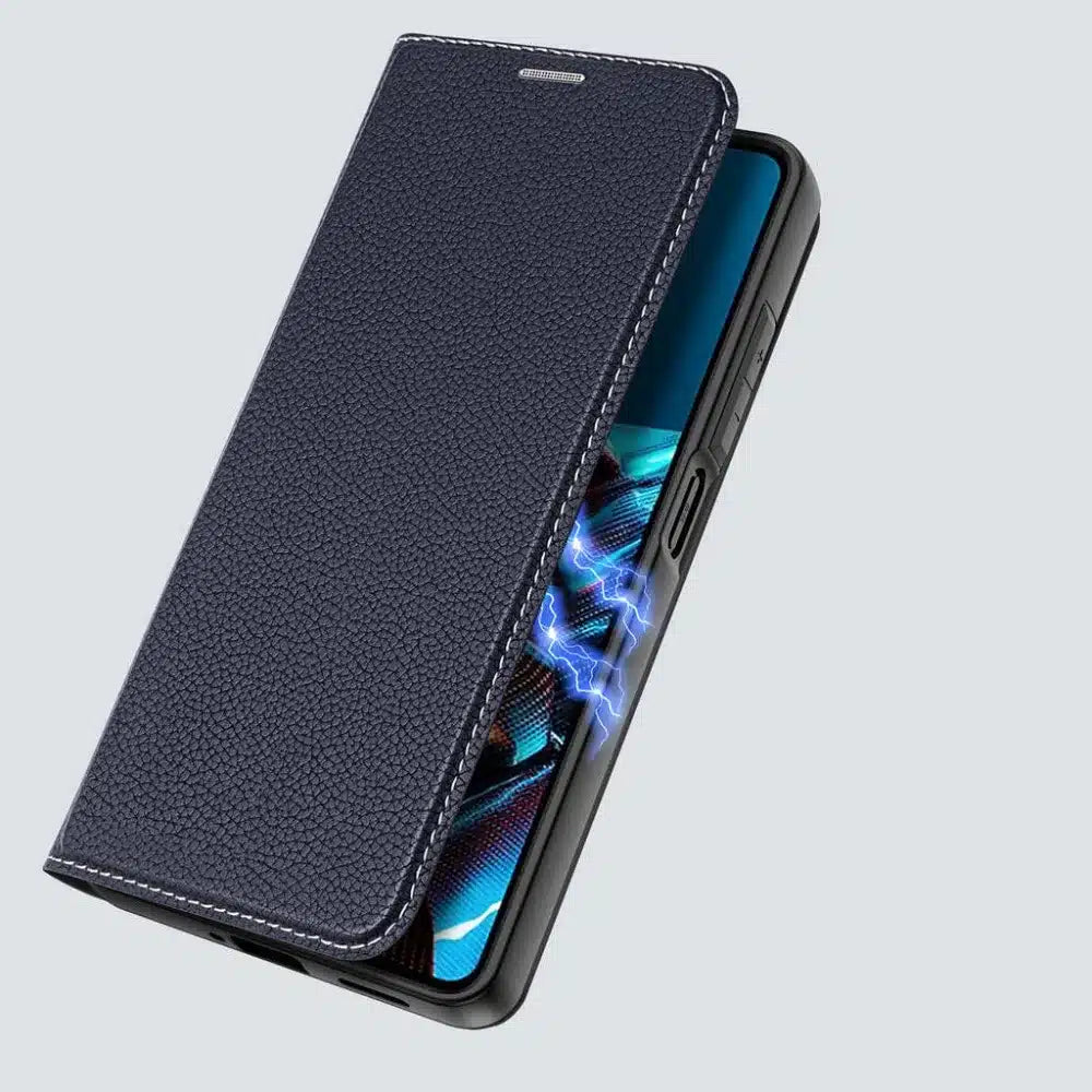 DUX DUCIS Skin X2 – preklopna torbica za Redmi Note 12 Pro 5G modra