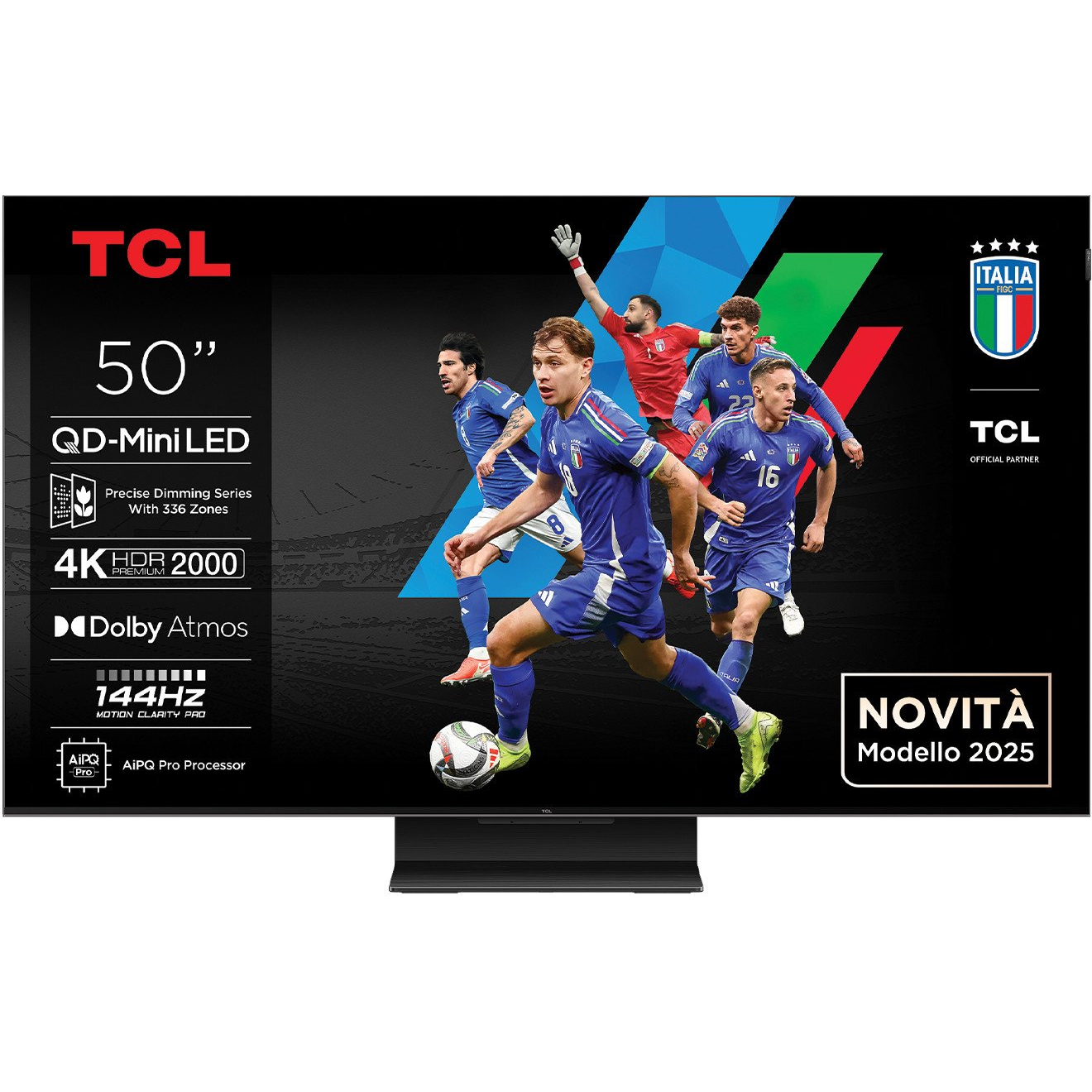 TCL 50C7K LED televizor 127 cm (50") 4K Ultra HD Pametni televizor Wi-Fi Metalno 2000 cd/m²