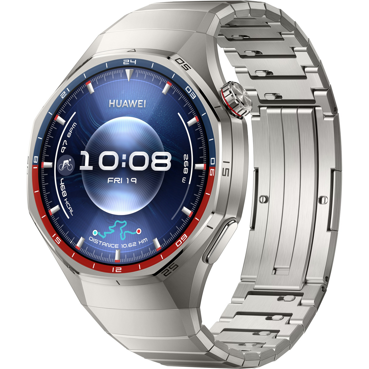 Huawei WATCH GT6 PRO 3,73 cm (1.47") AMOLED 46 mm Digitalno 466 x 466 pikseli Ekran osjetljiv na dodir Titanij GPS