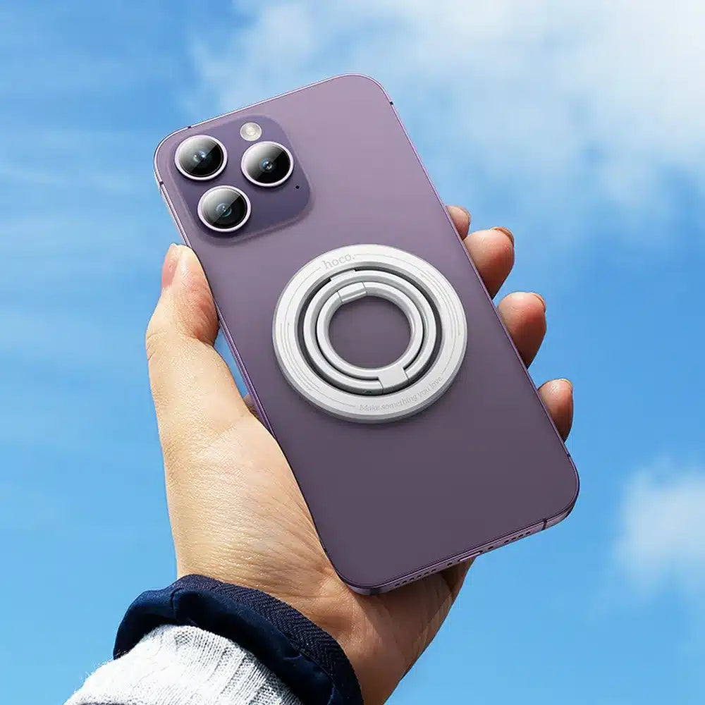 HOCO magnetno držalo ring holder za mobitel GH2 srebrn