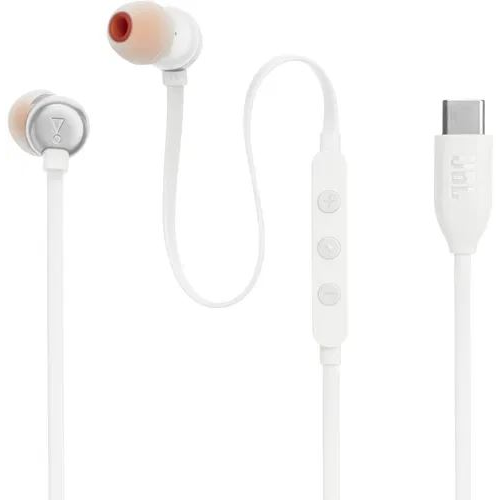 JBL Tune 310C Slušalice Žičano U uhu Pozivi/glazba USB Tip-C Bijelo