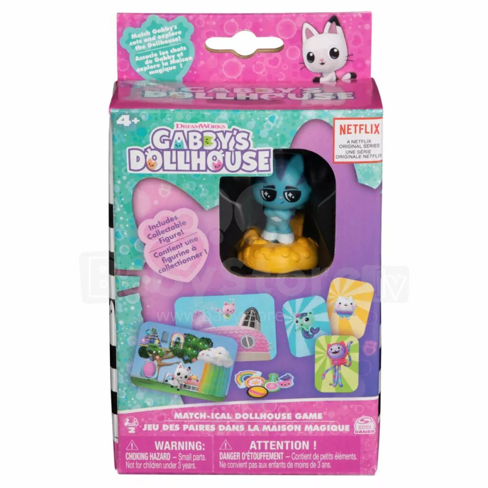 Games KOG KOL GabbysDollhouseCardGamwFig GML Društvena igra na ploči Uparivanje