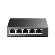 TP-Link TL-SG1005LP mrežni prekidač Neupravljano Gigabit Ethernet (10/100/1000) Podrška za napajanje putem Etherneta (PoE) Crno