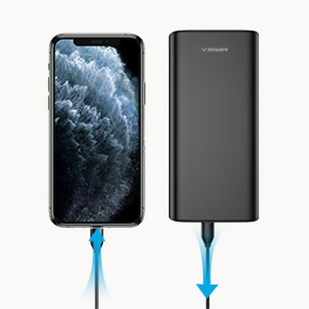 VEGER powerbank 20.000 mAh PD QC3.0 5A 100W T100 (W2032C-100) črna