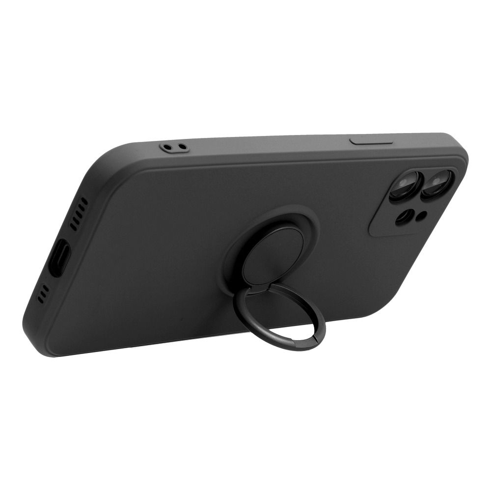 SILIKONSKI PRSTAN ovitek za SAMSUNG Galaxy A13 5G / A04S črna