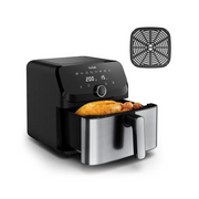 Tefal Easy Fry Mega EY855D10 friteza Jednostruko 7,5 L Samostojeći 2020 W Friteza na vrući zrak Crno, Nehrđajući čelik