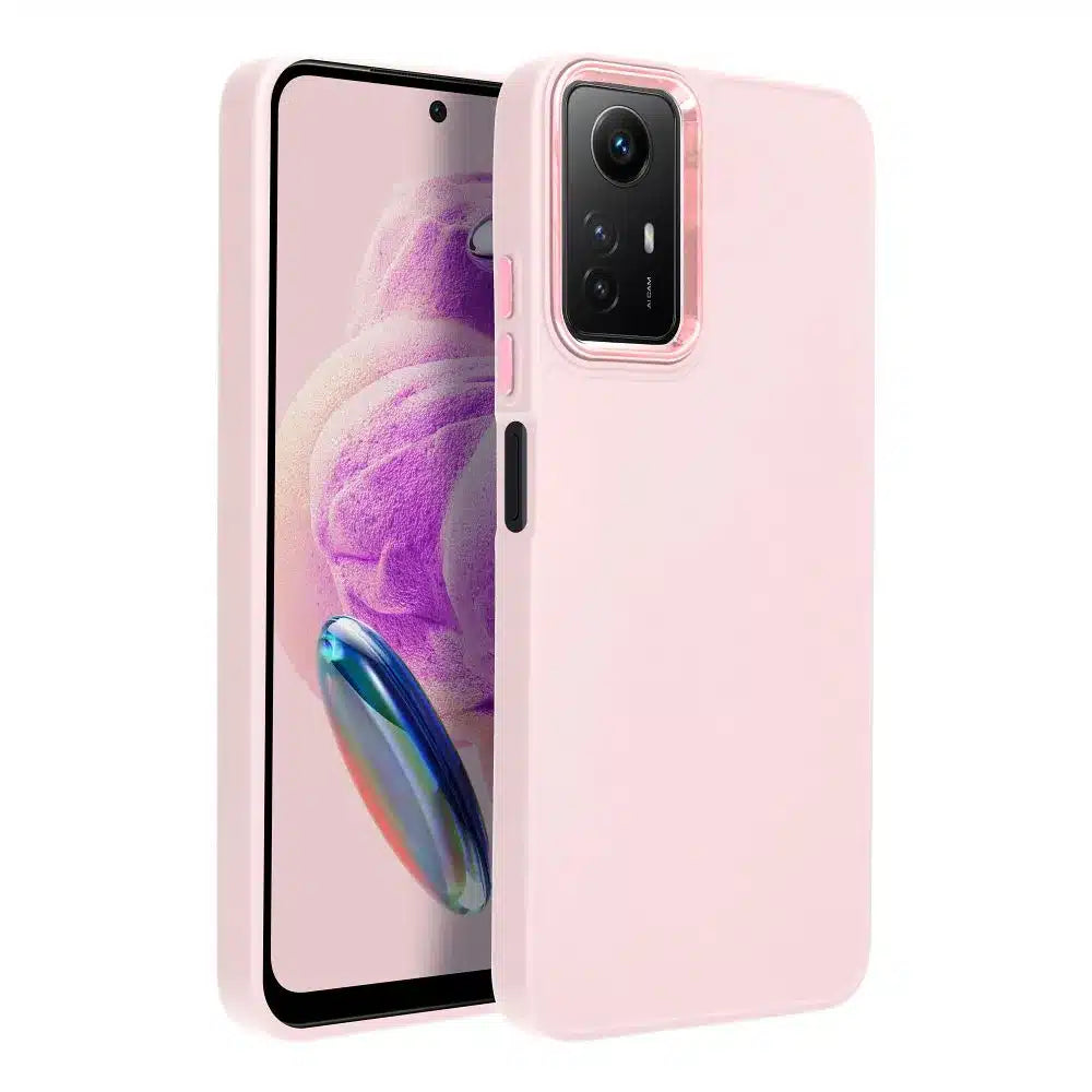 Ovitek FRAME za XIAOMI Redmi NOTE 12S pudrasto roza