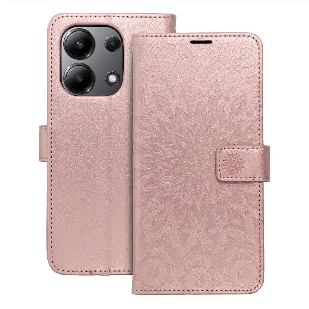 MEZZO Book case preklopna torbica za XIAOMI Redmi NOTE 13 4G mandala gold pink