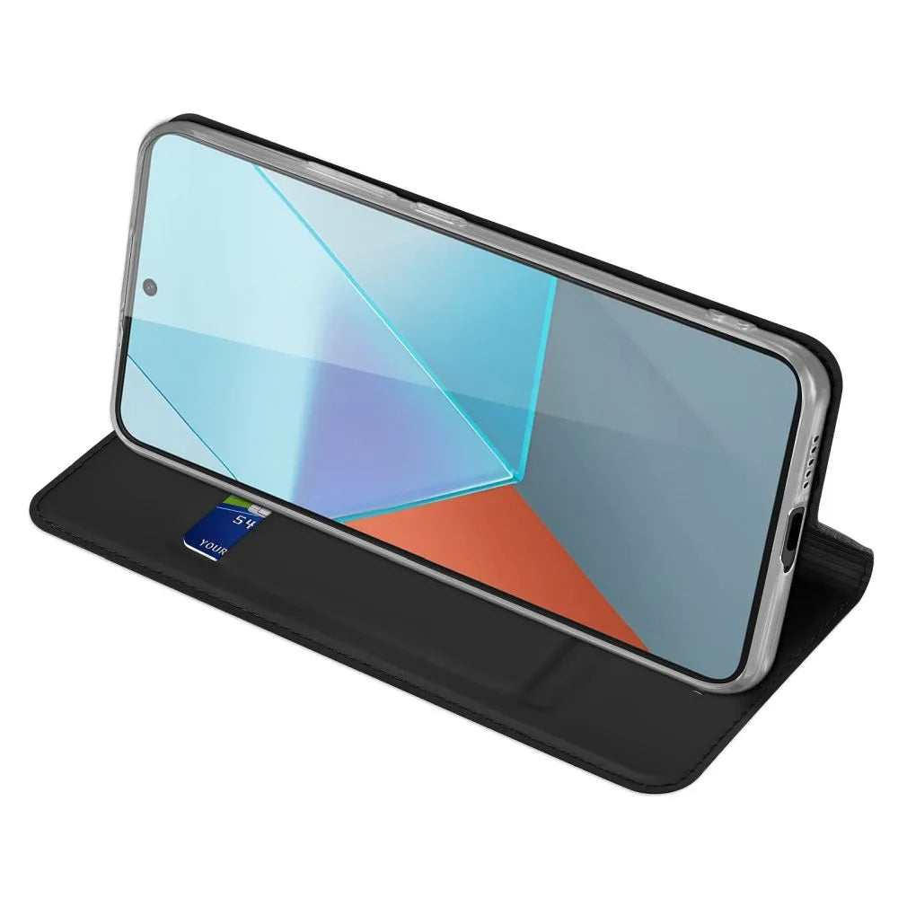 DUX DUCIS Skin Pro – preklopni etui za XIAOMI REDMI NOTE 13 PRO PLUS 5G – črna