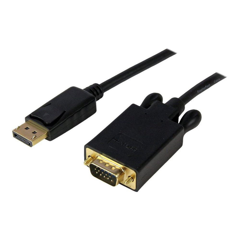 StarTech.com DP2VGAMM10B prilagodnik za video kabel 3 m DisplayPort VGA (D-Sub) Crno